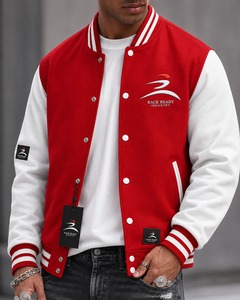 Chaquetas Varsity de Invierno para Hombre con Capucha, de Alta Calidad, 100% Lana, Impermeables, de Dos Tonos, con Cierre Frontal y Logotipo - Product Image 6