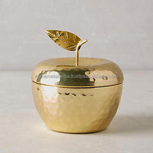 Elegante contenedor de almacenamiento disponible para cera perfumada en diseño esmaltado único con tapa dorada, perfecto para decoración del hogar y regalos - Product Image 6