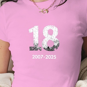 เสื้อยืดสตรีทรงสลิมฟิตสไตล์ Y2K ลุคขาดๆ พร้อมลายพิมพ์และผ้าถัก - Product Image 3