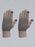Guantes Térmicos de Algodón/Poliéster/Spandex, Largos hasta la Muñeca, Compatibles con Pantalla Táctil, Detección de Agujas, Ecológicos, Lisos, Deportivos, para Ciclismo - Product Image 2