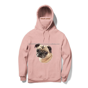 Ajuste personalizado cara cubierta Sudadera con capucha pulóver sudadera serigrafía logotipo polar Rosa enmascarado sudaderas con capucha para hombres - Product Image 2