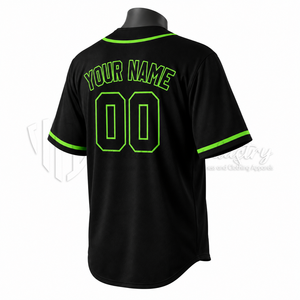 Fabricant de maillots de baseball noirs personnalisés, uniformes d'équipe sublimés, vente en gros, OEM, ODM, vêtements de sport - Product Image 5