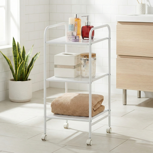 Estantes de Almacenamiento Multifuncionales de Hierro de 3 Niveles, Modernos, No Plegables, Muebles para el Hogar de Taiwán, Tipo Independiente para Baño, Venta al Por Mayor OEM - Product Image 1