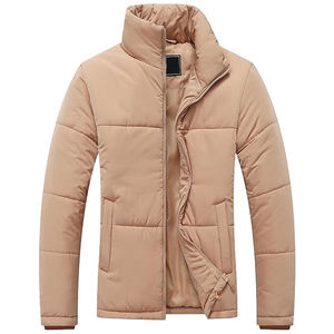 Chaqueta Acolchada para Mujer, Cuello Alto, Color Camel, Casual, para Invierno, Exterior de Poliéster, Cierre de Cremallera, Corte Regular - Product Image 6