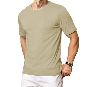 เสื้อยืดผ้าฝ้าย100% สำหรับผู้ชายเสื้อยืดโลโก้ตามสั่งผ้าฝ้ายเปล่า - Product Image 5