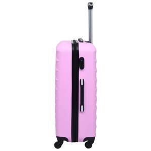 Juego de 2 Maletas Rígidas de ABS Rosa, Equipaje Premium para Viajar Fácilmente - Product Image 4