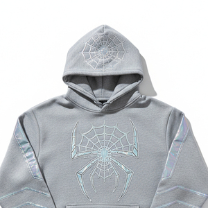 Heavyweight Hoodie Bulk Custom Logo <b>Men</b> Tracksuit Foam Print Fleece <b>Pullover</b> Unisex Hooded Sweatshirt Supplier - Product Image 4