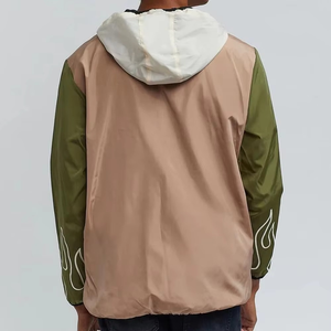 Men's Sports Casual <b>Windbreaker</b> Jacket for Fall Waterproof Windproof Stand Collar Front Logo Finished ODM for - Product Image 6