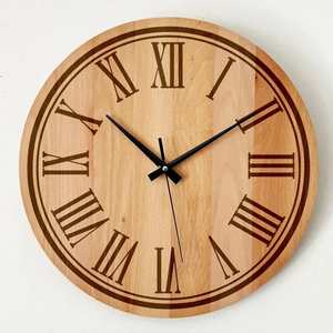 Best Quality Wooden Wall <b>Clock</b> Bohemian Design Quartz <b>Digital</b> Display Back to School Study Home Decor by perfect enterprises - Product Image 6