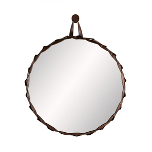 Espejo de Pared Arqueado Tradicional con Marco Dorado Metálico, Decorativo para Baño y Sala de Estar - Product Image 3