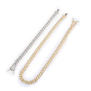 สร้อยคอแฟชั่นหรูหราแบบ Cuban Link ประดับเพชร Moissanite สี D ระดับความสะอาด VVS เงินแท้ 925 สำหรับทุกเพศ สไตล์สตรีทแวร์ เหมาะสำหรับงานหมั้น - Product Image 4