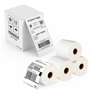 Wholesale 4x6 Fanfold Thermal <b>Packaging</b> <b>Labels</b> 4000 Per Stack with Strong Adhesive Perforation Direct Thermal Shipping <b>Labels</b> - Product Image 2