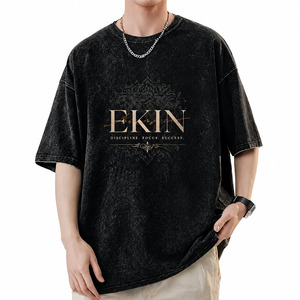 Nouvelle Tendance Mode Homme Américaine pour l'Été : T-shirt Polyvalent à Col Rond et Manches Courtes Décontracté, et Chemise à Manches Courtes la Plus Vendue - Product Image 1