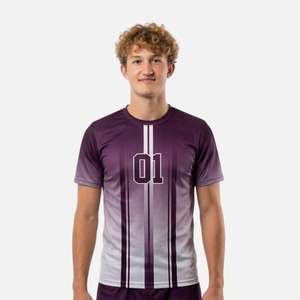 เสื้อแฮนด์บอลสั่งทำขายส่ง ชุดทีมพิมพ์ลายโลโก้ด้วยเทคนิค Sublimation ผ้าโพลีเอสเตอร์ตาข่าย แห้งเร็ว สั่งซื้อจำนวนมาก ชุดกีฬาแฮนด์บอล - Product Image 2
