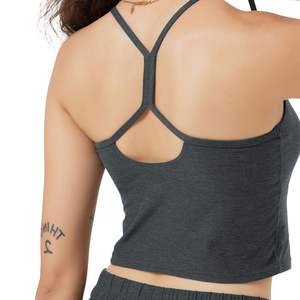 Conjunto Deportivo Ligero Personalizado al por Mayor para Mujer Tallas Grandes: Top Corto y Pantalones Cortos para Gimnasio, Fitness, Entrenamiento, Yoga y Ropa Deportiva sin Costuras - Product Image 5