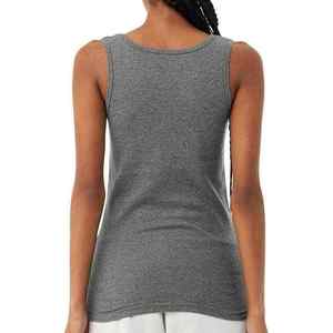 Chaleco deportivo acanalado sin mangas para mujer, nuevo estilo, informal, para gimnasio, transpirable, de poliéster, con cuello fruncido y lazo, teñido anudado, talla única - Product Image 6