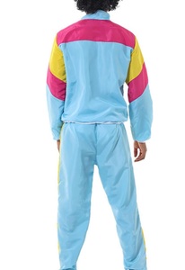 Conjunto de Chaqueta y Pantalones Cortos Multicolor con Parches, Cortavientos, Transpirable, Ligero, Corte Regular, Estilo Urbano, Invierno, Nailon - Product Image 5