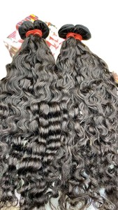Cabello Natural Ondulado Profundo de la India del Sur, 100 Gramos por Paquete para Coser - Product Image 2