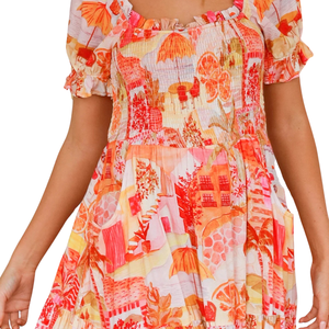 Vestido Maxi Floral para Mujer, Vestido Casual de Cintura Alta - Product Image 5