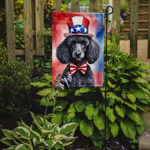 Multicolor Patriotic American <b>Garden</b> <b>Flag</b> Black Poodle Mailbox Decorative Yard Banner for Patio Artwork for Flower Beds Any Size - Product Image 2
