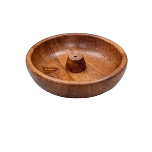 Handmade Sandalwood Wooden <b>Incense</b> <b>Holder</b> for Stick <b>Incense</b> Ash Catcher Burner for Meditation Yoga Home Fragrance-Religious Use - Product Image 3