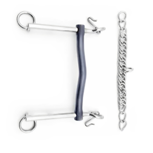 Bocados de Acero Inoxidable Personalizados y Cómodos con Anillo Suelto para Entrenamiento y Equitación - Product Image 1