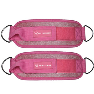 Sangle de soutien de la cheville pour machine à câble, manchette rembourrée réglable, protection professionnelle en néoprène et spandex pour la musculation - Product Image 3