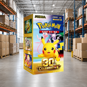 กล่องบูสเตอร์โปเกมอนเวอร์ชั่นเกาหลี ฉลองครบรอบ 30 ปี M6a แบบซีล สำหรับร้านค้าปลีกและนักสะสมโปเกมอน - Product Image 5