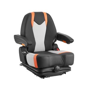 Sedile Universale per Carrello Elevatore con Braccioli Regolabili e Cintura di Sicurezza, Sedia Industriale Pieghevole Sicura per Trattori - Product Image 5