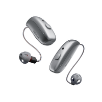 Aide auditive sans fil Bluetooth rechargeable Resound Savi 4 Micro RIE BTE pour l'écoute quotidienne en cas de perte auditive sévère à profonde