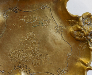 Factory OEM Custom <b>Large</b> Rough Cast Aluminum Bowl Decorative Golden Metal Centerpiece Bowl for Living Room Coffee Table Decor - Product Image 6
