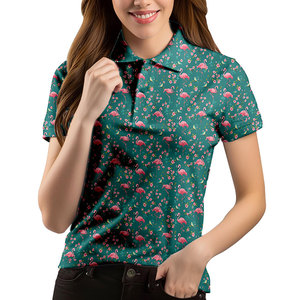เสื้อโปโลกอล์ฟผู้หญิงขายดีที่สุด ผลิตจากวัสดุที่มีน้ำหนักเบาเพื่อประสิทธิภาพที่สวมใส่สบายสำหรับผู้ใหญ่ - Product Image 1