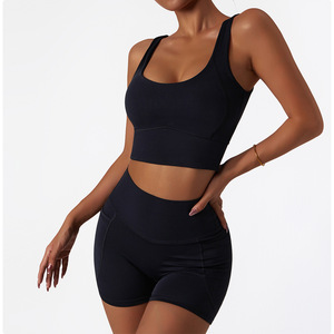 Soutien-gorge de sport sans couture réversible pour femme, grande taille, à maintien moyen, imprimé, idéal pour la gym et le fitness – Meilleure vente - Product Image 2