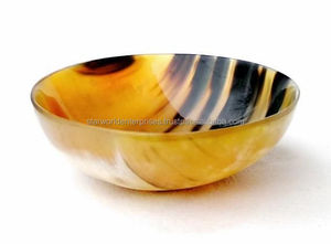 Cuenco para servir de cuerno de búfalo genuino pulido y hecho a mano para bodas y eventos de lujo - Product Image 6
