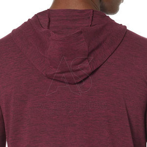 Vêtements de sport pour hommes, sweats à capuche de couleur unie, prix de gros, sweats à capuche slim fit pour hommes - Product Image 6