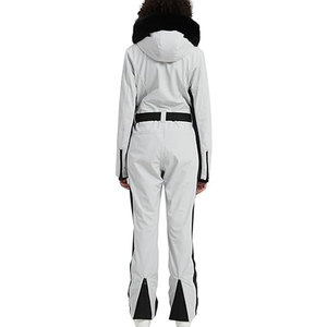 Traje de esquí de una pieza para mujer, traje de snowboard ajustado, aislado, impermeable, a prueba de viento, mono para deportes de invierno, cálido, para esquí al aire libre - Product Image 3