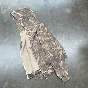 Sweat à capuche de chasse pour homme, camouflage, taille moyenne, en polyester imprimé, coupe oversize, mélange de coton, personnalisable avec logo - Product Image 3