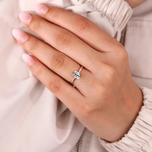 Anillo con Bisel de Corte Rosa Redondo, Anillo de Diamante Cultivado en Laboratorio de 1.78 Quilates, Anillo de Compromiso, Anillo de Boda, Joyería, Anillo de 14k - Product Image 2