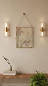 Home Decor Glass & Metal Hanging Photo <b>Frame</b> for Wall Decoration, with 2 Sides Glass Customized Decorative <b>Frames</b> - Product Image 5