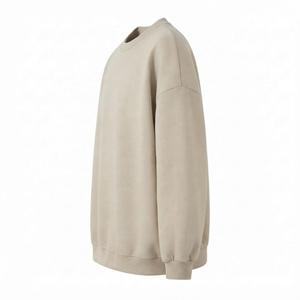 Sudadera Oversize de Mujer con Hombros Caídos, Cuello Redondo, Manga Larga, Color Liso, Tejido de Algodón, Ajuste Holgado, Estilo Urbano, Top para Otoño - Product Image 2