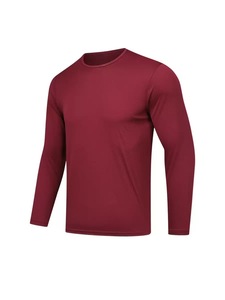 100% <b>Polyester</b> Men's Custom Logo Hip Hop Long Sleeve O-Neck <b>T</b>-<b>Shirt</b> Sublimation Printed Anti-UV Breathable Quick Dry Regular Fit - Product Image 4