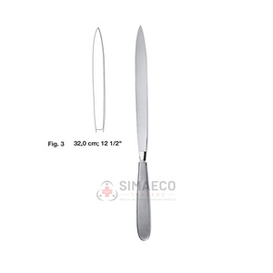 มีดผ่าตัด รุ่น Fig. เครื่องมือผ่าตัดสแตนเลสขนาด 3.32 ซม. ใช้ซ้ำได้ ฆ่าเชื้อได้ ผลิตตามมาตรฐาน OEM แบรนด์ส่วนตัว เกรดทางการแพทย์ - Product Image 2