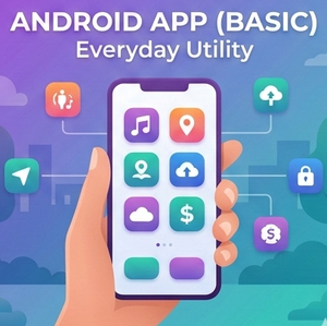 Servicios Básicos de Desarrollo de Aplicaciones Android, Aplicación Móvil Simple para Empresas en Crecimiento y Uso Personal - Product Image 1