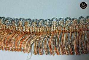 Ribete de encaje de poliéster al por mayor con flecos y adornos decorativos de poliéster ecológico para exportación a granel a precio de fábrica - Product Image 2