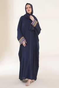 Nouvelle Abaya Imprimée 2026, Ensemble Deux Pièces Élégant Grande Taille avec Jupe Longue et Hijab, Manteau Abaya Musulman pour Femme - Product Image 4