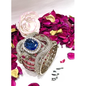 Gorgeous Premium Quality Gold Plated Zircon Vintage <b>Charm</b> Bracelet Trendy Designer for Women Wedding Party Wear Collection - Product Image 2