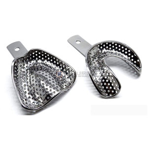 Bandeja de Impresión Dental de Calidad Premium con Borde U4 Perf. (upper) Talla S Acero Inoxidable Reutilizable Autoclavable Ortodoncia - Product Image 2