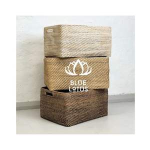 Cestas de Ratán Hechas a Mano de Alta Calidad 2026 para Picnic y Compras, 100% Hechas a Mano, Limpias, Seguras y Duraderas, Herramienta de Transporte - Product Image 1