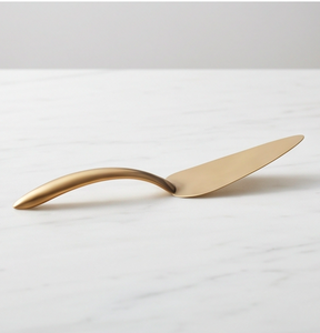 Spatule-couteau de service en métal laqué brillant pour mariages, cérémonies, outils de pâtisserie et découpe - Product Image 5