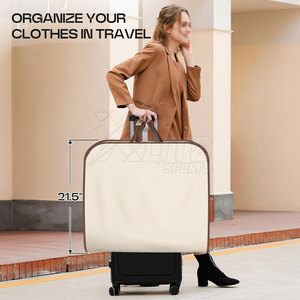 Sac de voyage pliable en tissu de haute qualité, robuste et durable, au design élégant, grande capacité de rangement pour costumes et voyages - Product Image 2